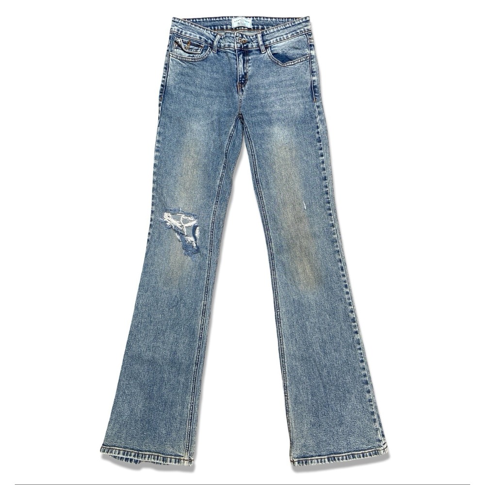 Revice Los Angeles Jeans Women's Flare Boot Cut Size 27 (Fits 28x34) Distressed
